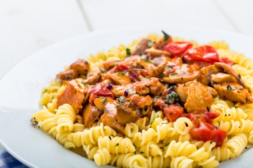 Hähnchengeschnetzeltes in Tomatensauce