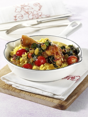 Hähnchen-Paella