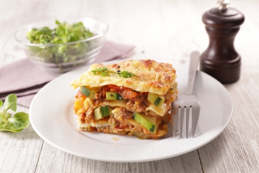 Hähnchen-Zucchini-Lasagne