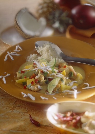 Hühner-Kokos-Curry