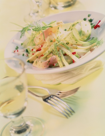 Käse-Puten-Salat