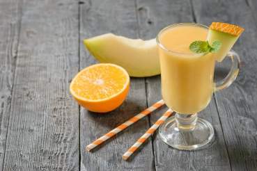 Melonen-Dickmilch