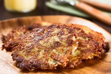 Buchweizenbratling mit Sesamkartoffeln