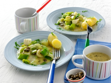 Lauchragout nach Königsberger Art