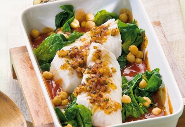 Lengfisch mit Charmoula-Kruste