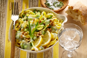 Mediterrane Zitronen-Pasta
