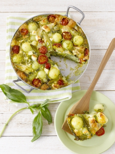 Miniknödeltortilla