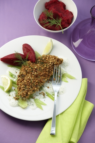 Pangasiusfilet im Erdnuss-Knuspermantel