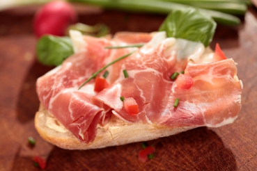 Panini mit mariniertem Schinken