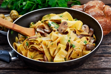 Pappardelle-Pilzpfanne