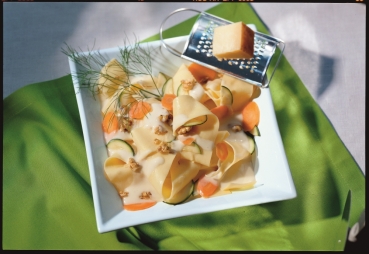 Pasta in Gemüserahm