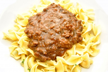 Pasta mit Chili-Sauce