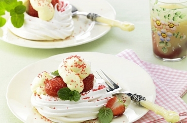 Pavlova Erdbeer-Vanilla
