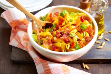 Penne-Salat mit Prosciutto Crudo