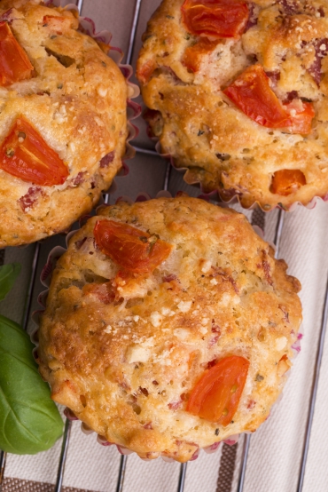 Pikante Tomaten-Muffins