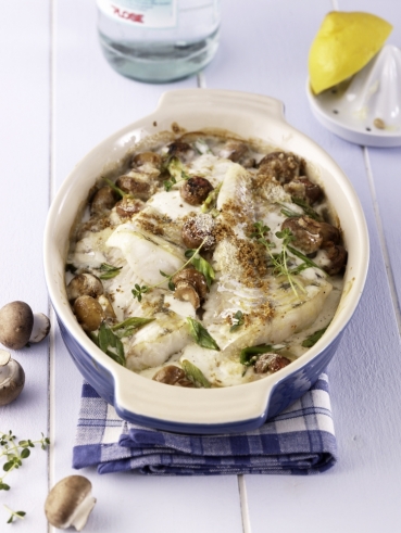 Pilz-Fischpfanne