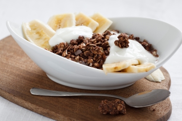 Bananen-Schokomüsli