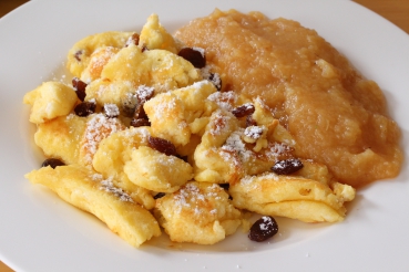 Quarkschmarrn mit Rosinen