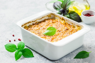 Reis-Auflauf mit Mango