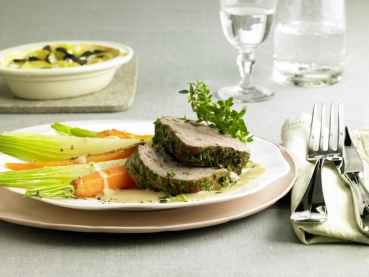 Rinderfilet im Kräutermantel