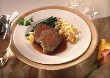 Rinderfilet mit Kürbisrisotto