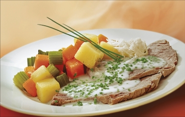 Rindfleisch mit Meerrettich