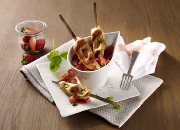 Hähnchen-Satéspieße mit Relish