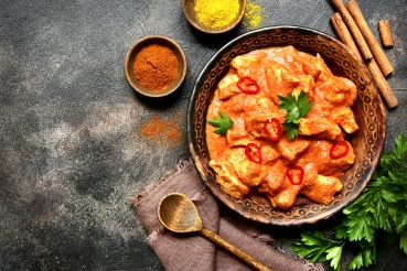 Scharfes Hähnchenragout