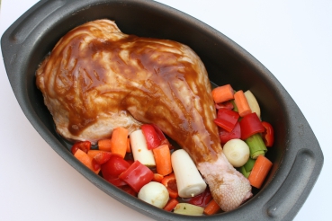 Putenkeule aus dem Ofen
