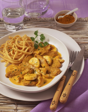 Curry Geschnetzeltes