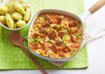 Spitzkohl-Gulasch