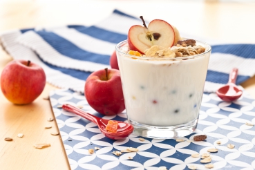 Quark-Apfel-Müsli