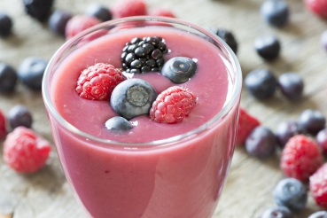 Beeren-Kokos-Cocktail