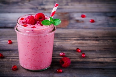 Himbeer-Minz-Smoothie