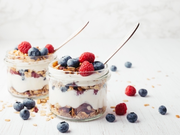 Beeren-Hafer-Knusperspeise