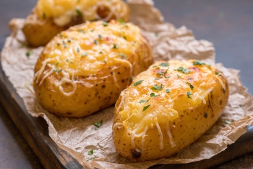 Kartoffeln mit Gorgonzola und Rosmarin