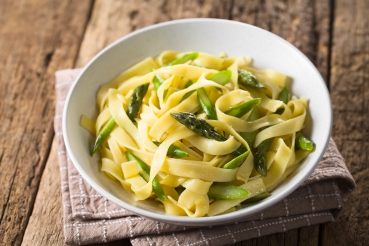 Pasta mit grünem Spargel