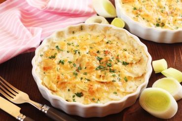 Käse-Lauch-Pfanne