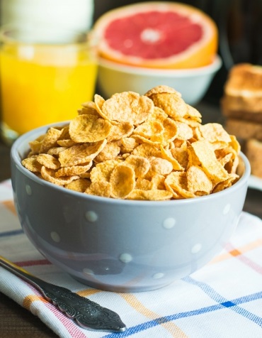 Cornflakes–Frühstück
