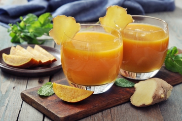 Ingwer-Mango-Drink