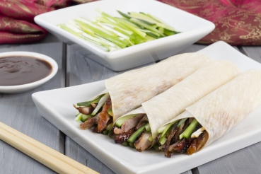 Chinesische Pfannkuchen-Wraps