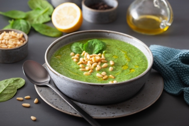 Bohnen-Spinat-Suppe