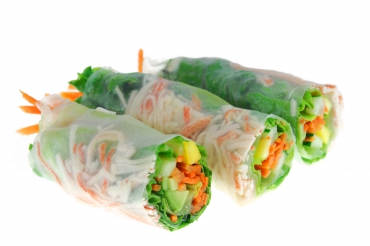 Chinesische Reispapier-Röllchen