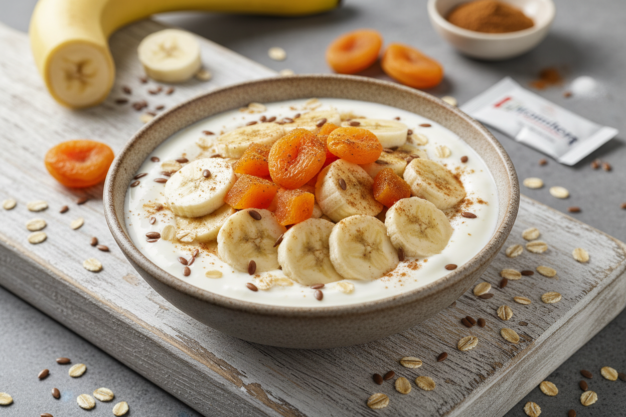 Aprikosen-Bananen-Joghurt
