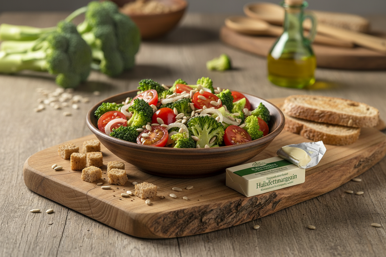 Brokkolisalat mit Tomaten