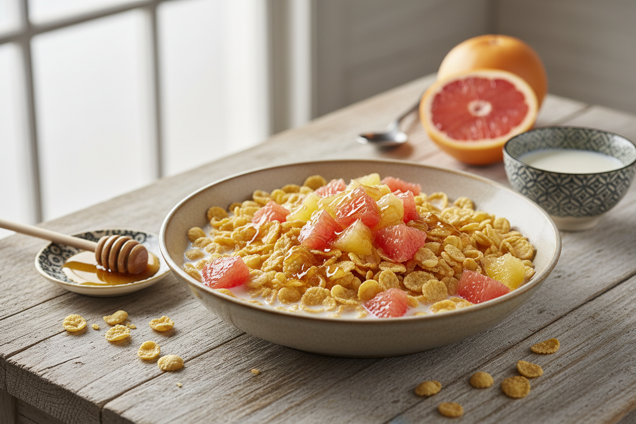 Cornflakes–Frühstück