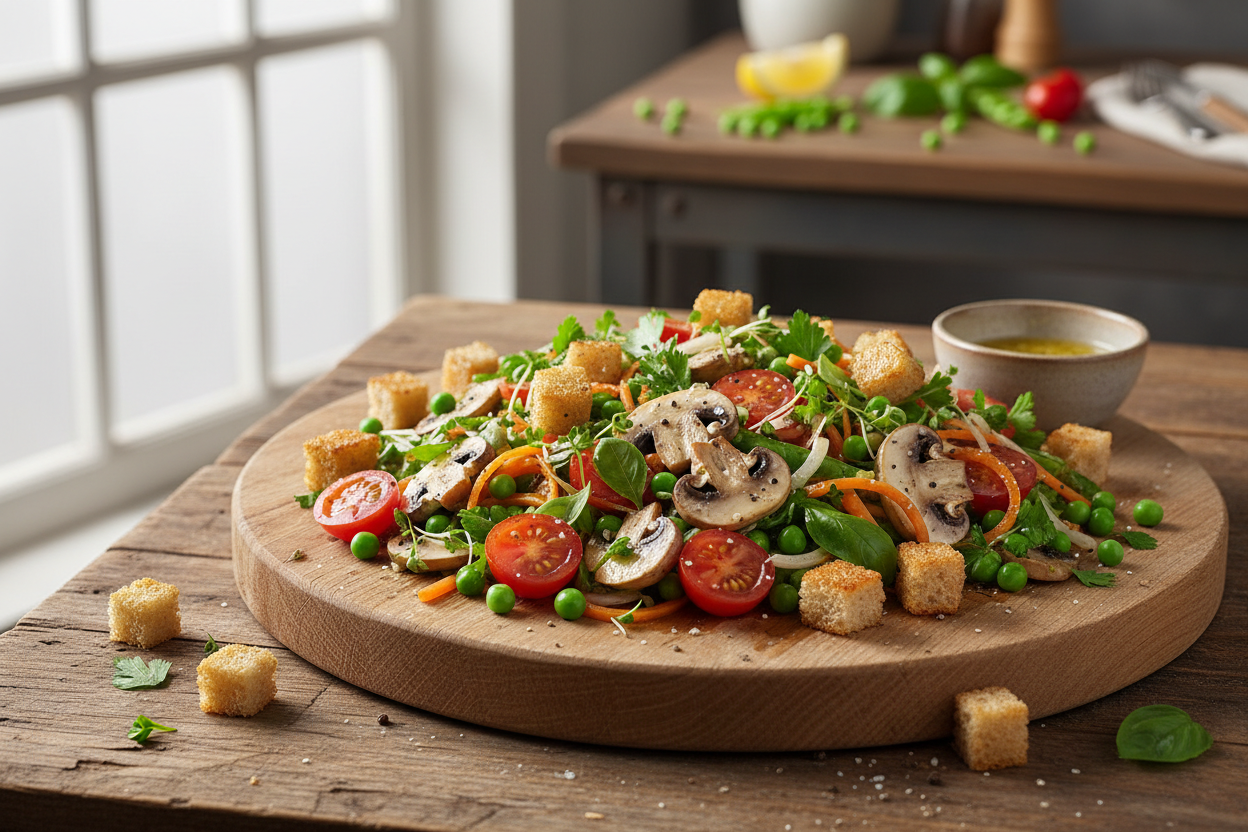 Feiner Champignonsalat