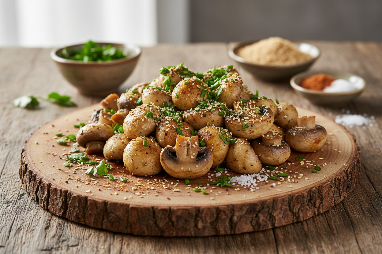 Frische Champignons