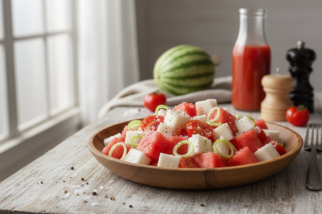 Fruchtiger Wassermelonen-Salat