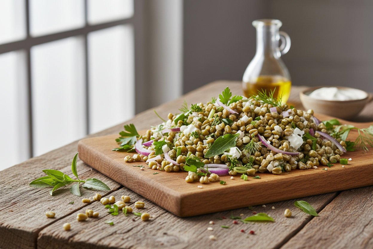 Grünkernsalat